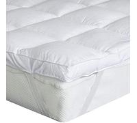 Bedecor Sobrecolchon 150x200cm, Cubre Colchon Acolchado de Microfibra con 600GSM Poliester, Super Suave, Calidad de Hotel, hipoalergénico, Lavable a Maquina
