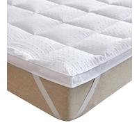 Bedecor Sobrecolchon de Microfibra 100x200, Muy Suave y Comodo Cubre Colchon con Diseño Antideslizante, 3D Massage Bubbles Lujoso Topper 100x190/200, Funda Colchon Antialérgico y Lavable a Maquina