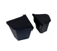 BedEuu Para Tesla New Model Y 2025 Launch Juniper 2025+ - Caja de almacenamiento lateral del maletero trasero con tapas flocadas o TPE y cordón (flocado)