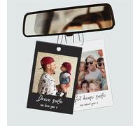 BedExu Ambientador de aire personalizado para coche, regalo perfumado personalizado con imagen, regalo para ella/él, mamá, papá, amante