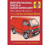 Bedford/Vauxhall Rascal & Suzuki Supercarry (86 - Oct 94) Haynes Repair Manual
