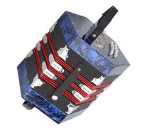 Bediffer Acordeón Concertina Instrumento Musical Profesional Portátil Correa de Mano Ajustable en 3 Colores (Azul #13)