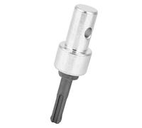 Bediffer Adaptador de Taladro Eléctrico para Conector de Barrena de Tierra, Metal Resistente y Duradero, 1 Unidad para Entusiastas del Bricolaje