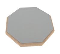 Bediffer Almohadilla de Práctica de Batería de Goma de 8 Pulgadas con Rendimiento Silencioso para Práctica de Batería Silenciosa para Bateristas, Juego de Almohadillas de y Baquetas para Uso