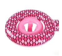 Bediffer Anillo de Natación Inflable para bebé, Asiento de Agua Suave para Niños Pequeños Que Aprenden a Nadar, PVC Ecológico de 106x44cm (Anillo de natación de Sirena)