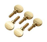 Bediffer Brass Sax Neck Tightening Screws for Saxophone , Gold Attachment Screws for Soprano , Alto , Tenor , 5pcs