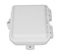 Bediffer Caja de Distribución de Fibra Resistente Al Agua, Divisor de Fibra óptica ABS Duradero de 12 Núcleos para Instalación Montada en la Pared