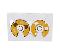 Bediffer Cinta de Casete en Blanco de Carrete a Carrete, Construcción Robusta, 50 Minutos para Grabación de Música, Ideal para Músicos, ABS y Aleación de Aluminio