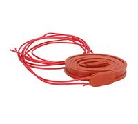 Bediffer Cinturón Calefactor de Silicona Flexible Envoltura Calefactora Impermeable de 80 W para Aislamiento de Tuberías de Laboratorio 0,6 X 78,7 Pulgadas (12 V CC.)