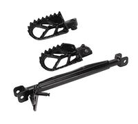 Bediffer Clavijas Anchas para Reposapiés de Motocicleta con Superficie Antideslizante para CRF50 XR50 CRF70 Pit Dirt Bike Motocross, Aleación de Acero Duradera, Fácil Instalación para Conductores