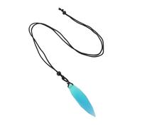 Bediffer Collar con Colgante Luminoso de Resina que Brilla en la Oscuridad para Uso Diario y Eventos Especiales, Diseño Hecho a Mano para un Estilo único para el Día de San Valentín, Material de (#1)