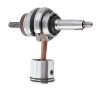 Bediffer Conjunto de Pistón de Biela de Cigüeñal de Hierro Para Motor Fueraborda - Reemplazo Estable y Resistente Para 2 Tiempos - Para Entusiastas de la Navegación Material de Hierro