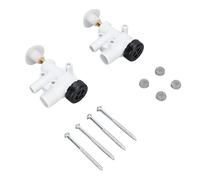 Bediffer Conjunto de Válvula de Agua para Inodoro RV, Kit de Repuesto Eficiente para Inodoro con Descarga de Pedal Sealand Traveler VacuFlush, 2 Juegos de Válvula de Agua para para Propietarios de RV