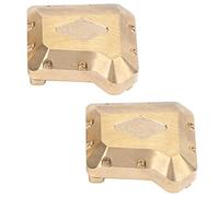Bediffer Cubierta de Eje de Latón RC, 2 uds., para Coche 1/10 RC, Potenciador de Estabilidad Resistente Al óxido para Obstáculos Extremos
