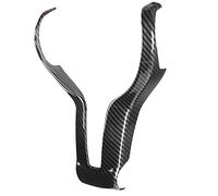 Bediffer Embellecedor para Volante, Cubierta de Fibra de Carbono, Decoración M Sport para F80 M3 F82 F83 M4 F10 M5 F06 F12 F13 M6 F15 X5m F16 X6 (Estilo de Fibra de Carbono)
