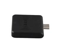 Bediffer Escáner de Etiquetas para Animales, Lector de Tarjetas Compacto para Teléfono, Adecuado para Gestión de Identificación de Mascotas, Material ABS