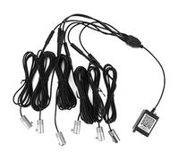 Bediffer Espátula de la lámpara Ambiental del Coche de la guía Ligera Manual del Cable eléctrico estándar para el Coche(1 to 6)