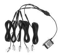 Bediffer Espátula de la lámpara Ambiental del Coche de la guía Ligera Manual del Cable eléctrico estándar para el Coche(1 to 5)