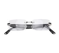 Bediffer Gafas Inteligentes AI Traducción en Tiempo Real Gafas Multifuncionales para Eficiencia en la Oficina, Nailon + Acero Inoxidable + Cobre (Plata)