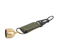Bediffer Gancho de Presión de Correas Engrosadas de Latón con Campana de Oso para Senderismo Al Aire, Accesorio de Llavero de Seguridad para Acampar (DE Verde)