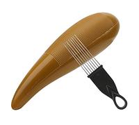 Bediffer Guiro de Plástico con Raspador, Juguete Musical Colorido para Niños, Desarrolla Habilidades Rítmicas para Educación Musical, 1 Unidad