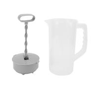 Bediffer Jarra Manual de Leche Materna Contenedor de Almacenamiento de 2000 Ml con Diseño de Prensa, Jarra Mezcladora de Leche Materna Compacta y Multifuncional para el Hogar y la Tienda de té con