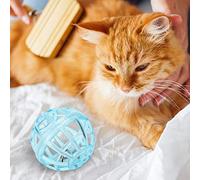 Bediffer Juguete Interactivo de Pelota para Gatos con Campana, Paquete de | Plástico duradero, Ligero, Juego en interiores y exteriores, Alivio del estrés, Sensibilidad al ejercicio