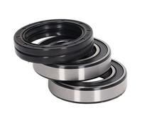 Bediffer Kit de Sello de Cojinete del Portador del Eje de la Rueda Trasera para LT-Z400 Z400 03-08, Metal y Caucho Duraderos, Alta Velocidad, Paquete de 2