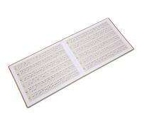 Bediffer Libro de Acordes de Ukelele para Principiantes Herramienta de Práctica Portátil y Duradera para Amantes de la Música Material PU 47 X 18 Cm