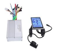 Bediffer Pantalla LCD M5 20A Kit de Controlador de Onda Sinusoidal de 3 Modos para Modificación de Scooter Eléctrico con Estructura de Aleación de Aluminio para Motores sin Escobillas