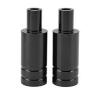 Bediffer Par de Soportes para Foco de Motocicleta, Soporte de Aleación de Aluminio Resistente para Mayor Visibilidad de Seguridad en XMAX 300 400 125 250 NMAX155, Fácil Instalación (Negra)