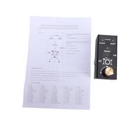 Bediffer Pedal de Efecto de Guitarra Rítmica 55 con Control de Volumen para bajo de Guitarra Eléctrica, Pedal de Caja de Ritmo True Bypass para Músicos, Aleación de Aluminio