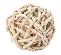 Bediffer Pelota de Juguete de Cáscara de Maíz para Animales Pequeños | Cáscara de maíz natural, Masticar y jugar, Rechinar los dientes, Juguete de compromiso