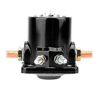 Bediffer Relé de Solenoide de Arranque 383622 Reemplazo de Alta Confiabilidad para Motores Marinos Fuera de Borda Plástico de Hierro Negro 1 Unidad