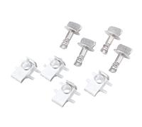 Bediffer Retenedores de la Cubierta del Motor Durables 4 Pares de Tuercas de Pasador de Pulgar Aptas para Explorer Flex Taurus 2011-2017 Zinc 3/4 pulg.