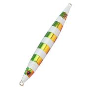 Bediffer Señuelos de Pesca Luminosos, Placa de Hierro de Hundimiento Rápido, Aparejos de Crankbait para Lubina, Wobbler para Pesca Nocturna, 14,5 Cm, 1 Unidad (Oro)