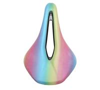 Bediffer Sillín de Bicicleta de Carretera, Asiento Acolchado de Cuero PU Suave Que Absorbe los Golpes, Antideslizante, para una Experiencia Cómoda de Ciclismo, 1 Unidad