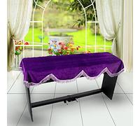 Bediffer Suave Pleuche Funda de Piano Antipolvo para Teclado Electrónico, Protege el Piano de 88/61 Teclas de Arañazos, Cinta de Sujeción para Estabilidad, Resistente a la Suciedad, 2 Colores y 3