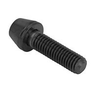 Bediffer Tornillo de Fijación para Perno de Bicicleta de Cabeza Cónica de 8 Mm con Arandela para Ciclismo de Montaña Hecho de Aleación de Titanio Duradera en Colores Negro y Dorado (M5x18)