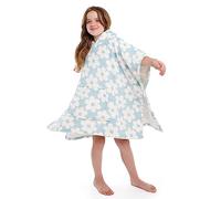 Bedlam Poncho de Forro Polar Sherpa, Poliéster, Azul Pastel, 75 x 92.5cm