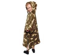 Bedlam Poncho de Forro Polar Sherpa, Poliéster, Verde, 75 x 92.5cm