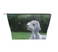 Bedlington Terrier Perros Divertidos Perros Peludos Mascotas, Bolsa de artículos de tocador Bolsa de Maquillaje Bolsa de cosméticos Bolsa de artículos de tocador de Viaje portátil
