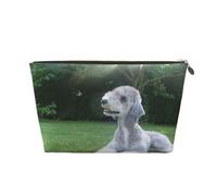 Bedlington Terrier Perros Divertidos Perros Peludos Mascotas, Bolsa de Maquillaje Bolsa de cosméticos Bolsa de artículos de tocador de Viaje portátil Bolsa de artículos de tocador