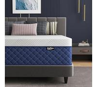 Bednew Colchón de 120 x 190 cm, colchón de muelles H3, altura 29 cm, 7 zonas, ortopédico con capa de espuma viscoelástica confort, certificado Öko-Tex, refrigeración para dormir