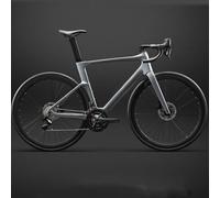 BEDOIN Bicicleta De Carretera Fibra De Carbono para Hombres Bicicleta De Carreras Ultraligera 16/24 Velocidades con Manillar De Descenso Cambio De Alta Velocidad para Adultos 165-180CM/24SPEED