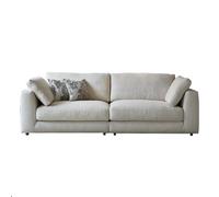 BEDOIN Light Luxury Curved Sofa, Modular Splicing Combination Sofa, Modern Comfy Long Couch for Living Room, Office, Apart 260CM
