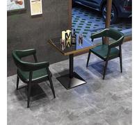 BEDOIN Mesas y sillas para cafetería/Bar Lounge, Bar Combinado, Cocina Occidental, parrillada, sofá para Tienda de té con Leche, Cabina de Comedor Casual Retro Set 1