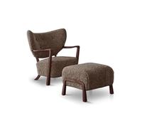 BEDOIN Silla De Sofá Simple Sillón Tapizado Teddy Teddy Silla De Sofá Silla Acento Silla Lateral Cómoda con Silla De Lectura del Reposapiés A