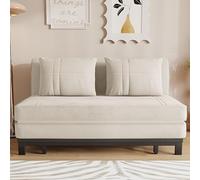 BEDOIN Sillón Cama Multifuncional Convertible, sofá Cama fácil de Montar, sofá Cama para Estudio, apartamento, Dormitorio, Sala de Estar 2-100cm