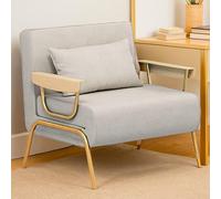 BEDOIN Sofá Cama, 3 en 1 sofá Cama Convertible, Cubierta con Cierre de Cremallera, sillón Cama, sillón Cama Convertible de 6 Posiciones, sillón reclinable para Descanso en 5-123cm